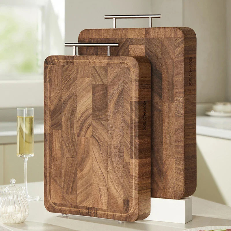 Wood chopping board Antibacterial mildew resistant double-sided usable Strong, durable and thick cutting board
