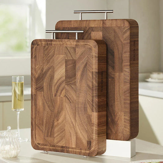 Wood chopping board Antibacterial mildew resistant double-sided usable Strong, durable and thick cutting board
